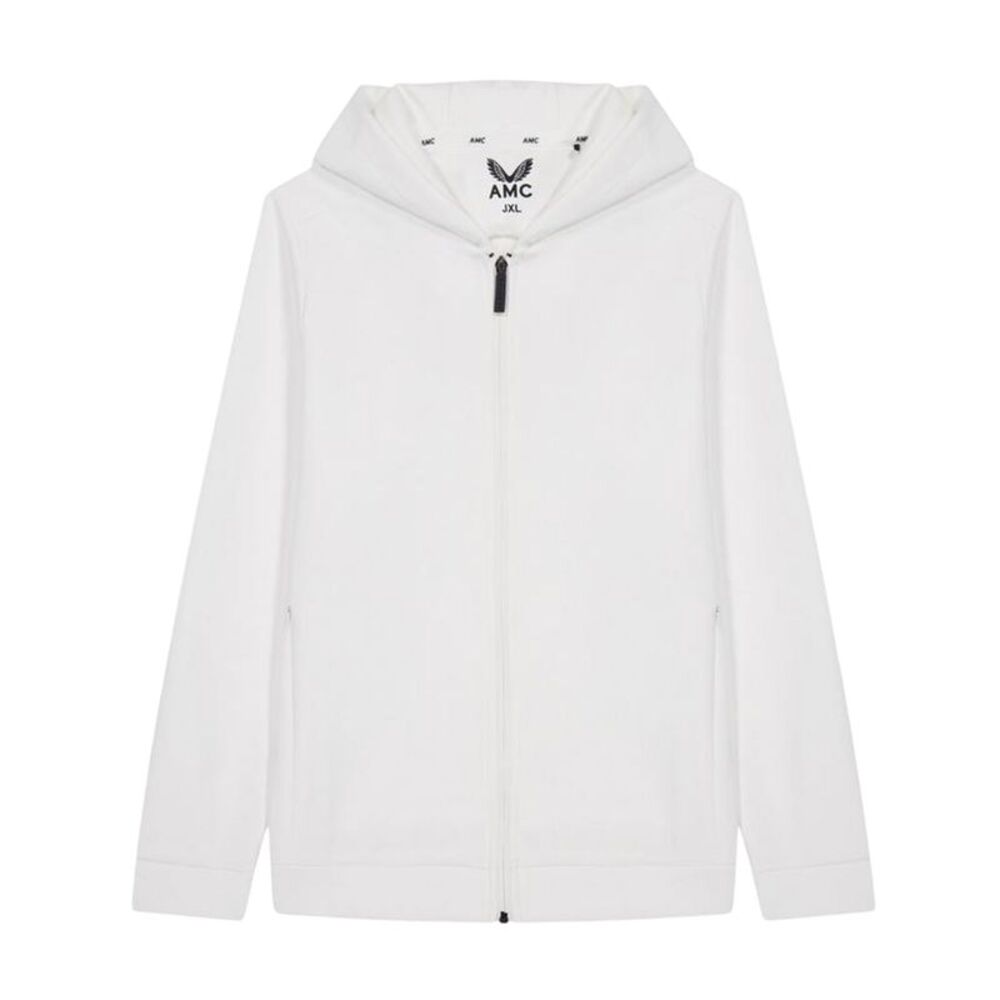Castore Childrens/Kids Andy Murray Collection Full Zip Hoodie / White